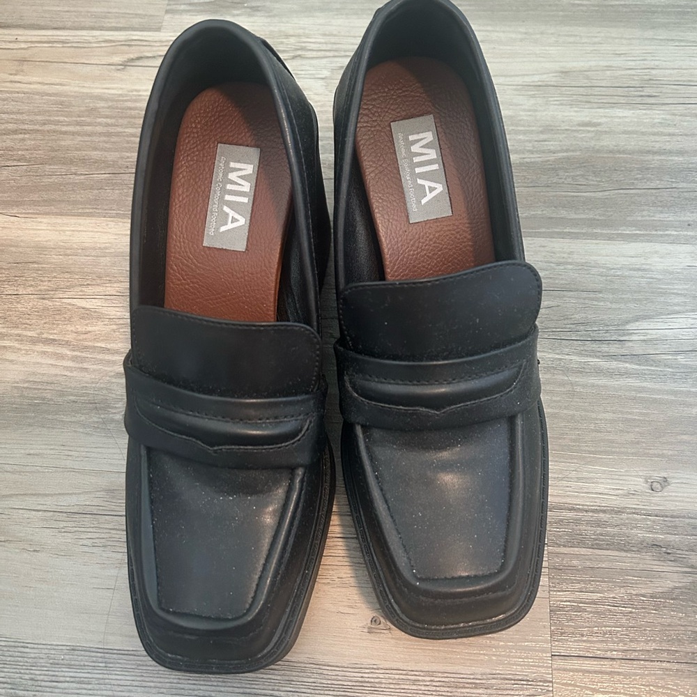 MIA Classic Black Loafers